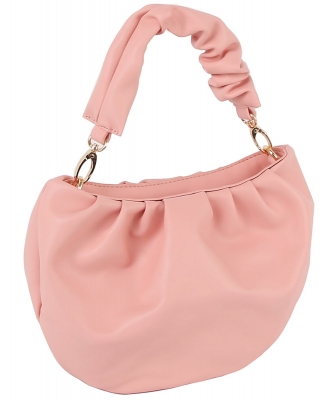 Ruched Handle Satchel LME003-Z BLUSH